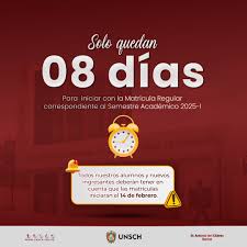 Inicio del Semestre Académico 2025-I