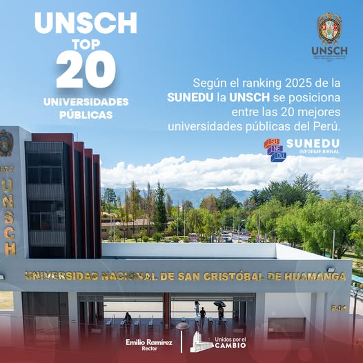 ¡LA UNSCH SIGUE AVANZANDO!