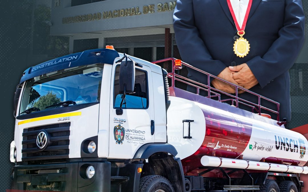 ¡UNSCH TE QUIERO VERDE, RECTOR GESTIONA MÁS VEHÍCULOS PARA LAUNIVERSIDAD!