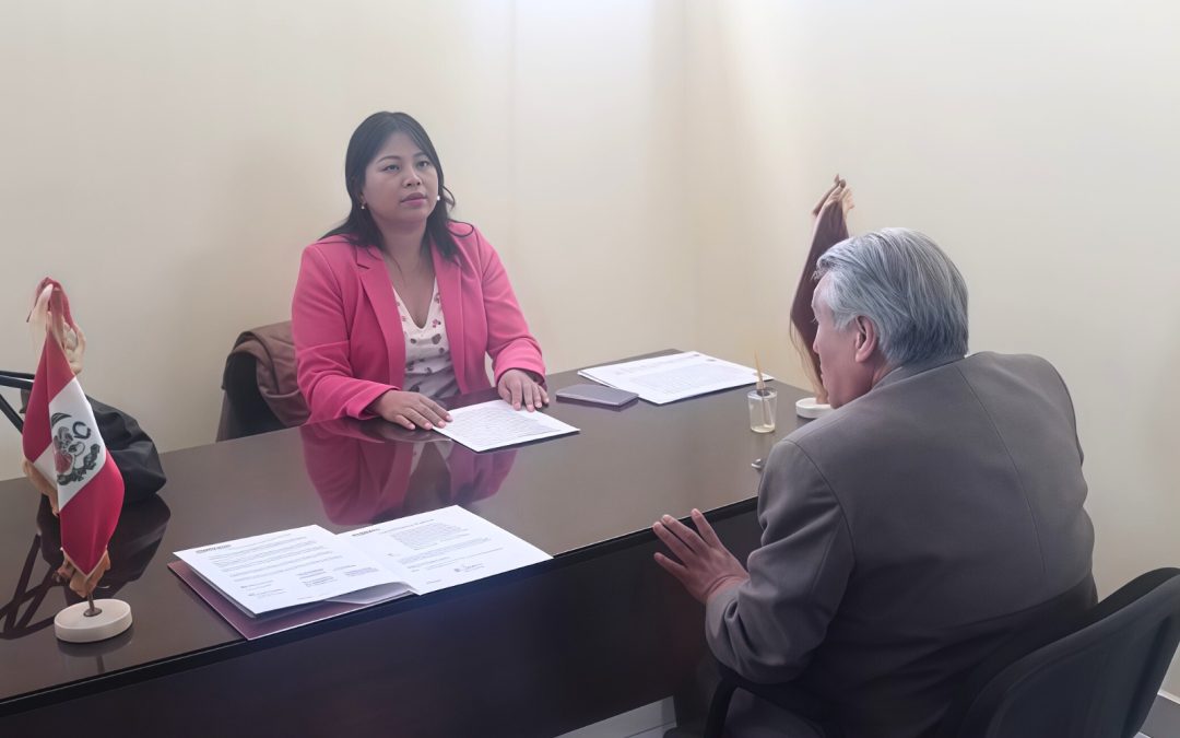 El Vicerrector Académico, Dr. Hermes Bermúdez Valqui, visitó a los directores de las Escuelas Profesionales en la Ciudad Universitaria