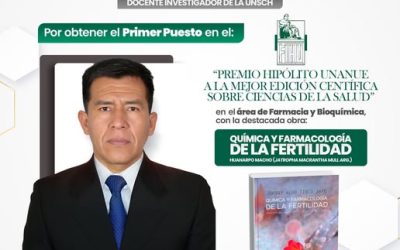 ¡FELICITACIONES DR. JHONNY TINCO JAYO, 1ER PUESTO EN LA CATEGORíA MEJOR EDICIÓN CIENTÍFICA EN CIENCIAS MÉDICAS!!