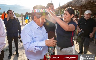 RECTOR DE LA UNSCH LOGRA EL COMPROMISO DEL MINISTRO DE CULTURA PARA IMPULSAR EL DESARROLLO DEL COMPLEJO ARQUEOLÓGICO WARI