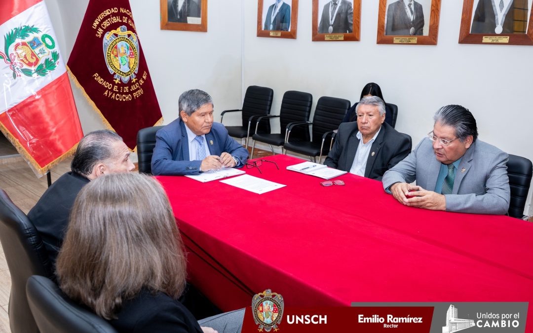 ¡AUTORIDADES DE LA UNSCH Y REPRESENTANTE DE UNIVERSIDAD DE EE. UU. FORTALECEN LAZOS EN EL ÁMBITO ACADÉMICO, DE INVESTIGACIÓN Y VISIBILIDAD INTERNACIONAL!