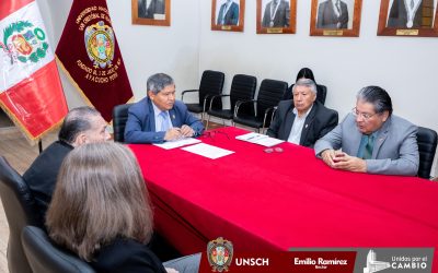 ¡AUTORIDADES DE LA UNSCH Y REPRESENTANTE DE UNIVERSIDAD DE EE. UU. FORTALECEN LAZOS EN EL ÁMBITO ACADÉMICO, DE INVESTIGACIÓN Y VISIBILIDAD INTERNACIONAL!