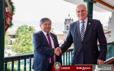 RECTOR DE LA UNSCH CONSOLIDA ALIANZA CON EL MINISTERIO DE RELACIONES EXTERIORES PARA FORTALECER INTERCAMBIOS ACADÉMICOS