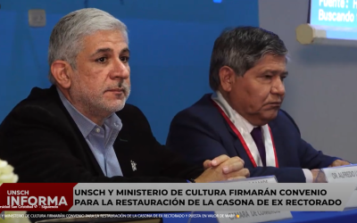 ¡UNSCH Y MINISTERIO DE CULTURA FIRMARÁN CONVENIO PARA LA RESTAURACIÓN DE LA CASONA DE EX RECTORADO Y PUESTA EN VALOR DE WARI!
