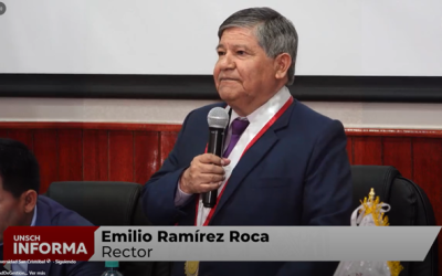 ¡RECTOR ANUNCIA IMPORTANTES CONVENIOS Y PROYECTOS PARA LA UNSCH!