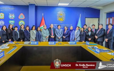 ¡Vicerrectorado de investigación de la UNSCH visita Universidad Nacional de Huancavelica para fortalecer la gestión institucional!.