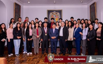 ¡Autoridades de la UNSCH impulsan movilidad académica de 37 estudiantes a universidades de Chile y 04 a universidad Agraria la Molina!