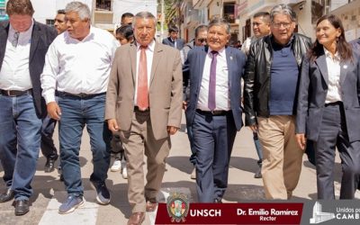 ¡Autoridades de la UNSCH visitan la Provincia de la Mar para impulsar la creación de una nueva filial!