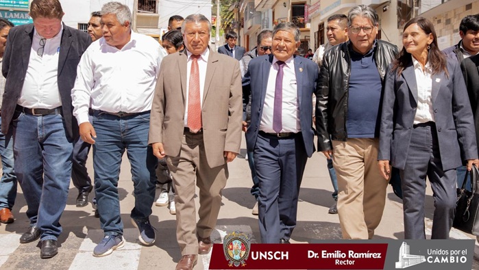 ¡Autoridades de la UNSCH visitan la Provincia de la Mar para impulsar la creación de una nueva filial!