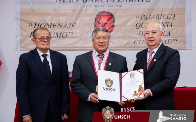 UNSCH rindió homenaje póstumo a Nery García Zárate por su legado cultural y musical