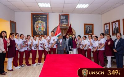 Estudiantes de Obstetricia de la Universidad Nacional Santiago Antúnez de Mayolo realizan pasantía académica en la UNSCH