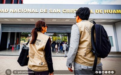 UNSCH recibe visita de SUNEDU para verificar avances en infraestructura y servicios universitarios