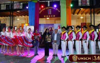 UNSCH realiza encuentro universitario de folklore en el marco de sus aniversarios institucionales