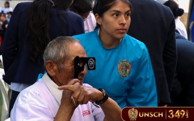 UNSCH participa en feria de servicios para promover el bienestar de los adultos mayores