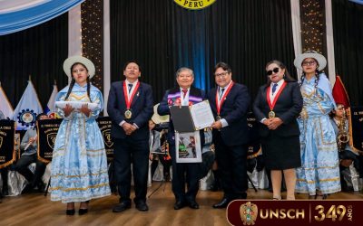 Universidad Nacional de Huancavelica reconoce al Dr. Emilio Ramírez Roca por su liderazgo y aporte a la educación superior