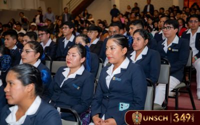 UNSCH- Enfermería realiza cambio de uniforme e imposición de pines