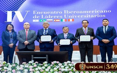 Rector de la UNSCH expone sobre bienestar estudiantil en encuentro internacional