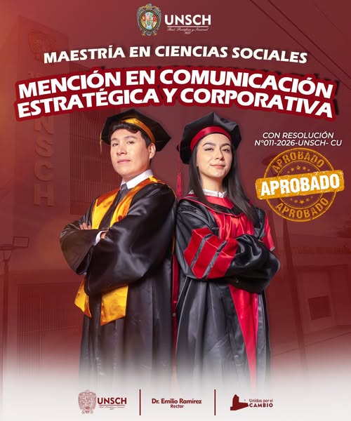 CONSEJO UNIVERSITARIO APRUEBA CAMBIO DE DENOMINACIÓN DE MAESTRÍA EN COMUNICACIÓN ESTRATÉGICA Y CORPORATIVA