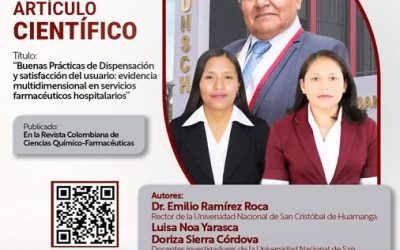 “Buenas prácticas de dispensación y satisfacción del usuario: evidencia multidimensional en servicios farmacéuticos hospitalarios”,
