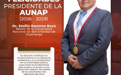 ¡FELICITAMOS A NUESTRO RECTOR, DR. EMILIO RAMÍREZ ROCA, POR SU ELECCIÓN COMO PRESIDENTE DE LA AUNAP!