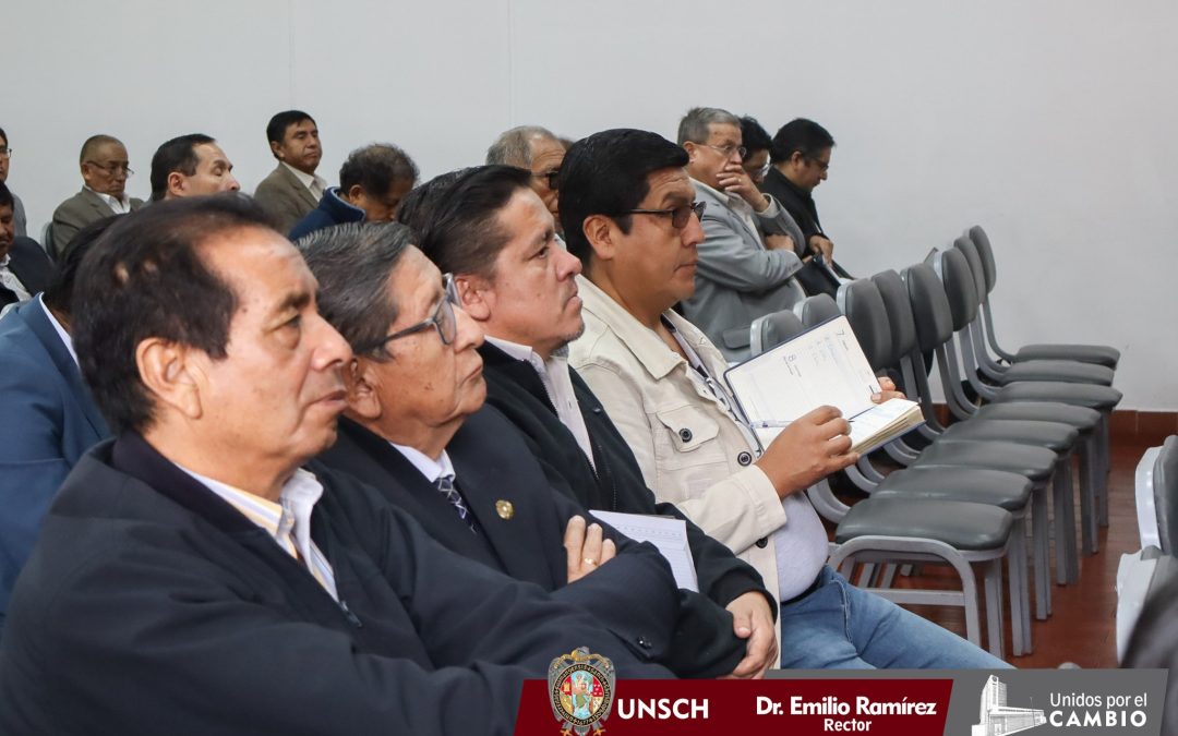 UNSCH CONTINÚA CAPACITACIÓN DOCENTE PARA LA ACTUALIZACIÓN DEL CURRÍCULO BAJO EL MODELO 1.5 DE SUNEDU