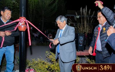¡INAUGURAMOS EL PROYECTO DE ALUMBRADO DE LA FACULTAD DE CIENCIAS ECONÓMICAS, ADMINISTRATIVAS Y CONTABLES!
