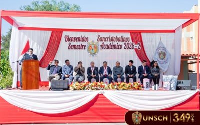 UNSCH inicia el semestre académico 2026-II