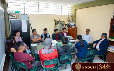 RECTOR DE LA UNSCH SUPERVISA CUMPLIMIENTO DE CONTRATACIÓN DE DOCENTES EN LAS DIFERENTES ESCUELAS PROFESIONALES