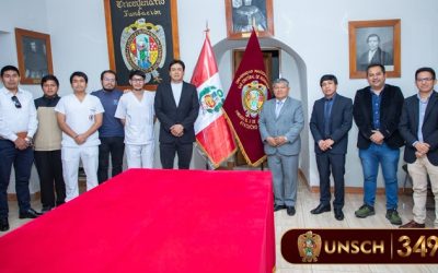 UNSCH articula gestiones para recuperar campos clínicos y promover pasantías internacionales.